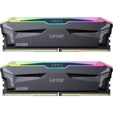 Lexar 32GB DDR5 6400MHz Kit(2x16GB) ARES RGB Black LD5EU016G-R6400GDLA memória (ram)