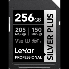 Lexar SDXC Professional SILVER Plus 256 GB (LSDSIPL256G-BNNNG) memóriakártya