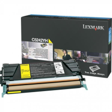 Lexmark C5242YH - eredeti toner, yellow (sárga) nyomtatópatron & toner
