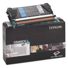 Lexmark C534 Return Toner Cyan 7K (Eredeti) C5340CX nyomtatópatron & toner