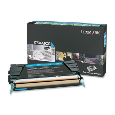 Lexmark C734 C736 lézertoner eredeti Cyan 6K C734A1CG nyomtatópatron & toner