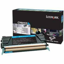 Lexmark C746 C748 lézertoner eredeti Cyan 7K C746A1CG nyomtatópatron & toner