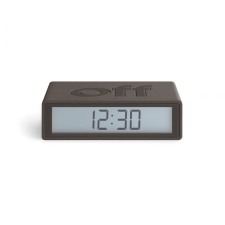 Lexon Flip+ LCD Alarm Clock Black ébresztőóra