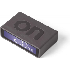 Lexon Flip+ LCD Alarm Clock Rubber Dark Grey ébresztőóra