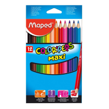 Leykam Alpina D.O.O (MAPED) Maped színes ceruza 12db, color peps, háromszögletű, MAXI színes ceruza