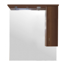 Leziter Bianca Plus 85 felsőszekrény, aida dió színben, jobbos nyitásirány fürdőszoba bútor