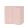 Leziter Boxie Fali Szekrény 2-Ajtós - 80x80 cm, Pink