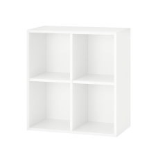  Leziter Boxie Nyitott Fali Szekrény - 80x80 cm, Fehér bútor