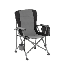 Leziter Comfort karfás horgász szék pohártartóval szürke horgászszék, ágy