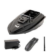 Leziter Etetőhajó X1 GPS+4G hátrakidobós fekete horgászkiegészítő