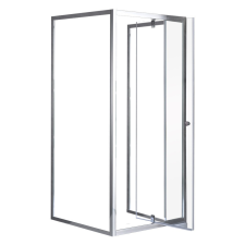 Leziter Flexi 80x80 cm falsíkra szerelhető szögletes zuhanykabin zuhanytálca nélkül kád, zuhanykabin