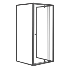 Leziter Flexi 80x90 cm falsíkra szerelhető aszimmetrikus zuhanykabin zuhanytálca nélkül kád, zuhanykabin