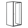 Leziter Flexi 90x90 cm falsíkra szerelhető szögletes zuhanykabin zuhanytálca nélkül