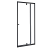 Leziter Flexi állítható zuhanyajtó 76-91x185 cm fekete