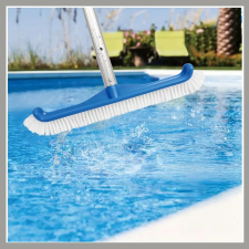 Leziter Hajlított medence tisztító kefe 45 cm medence kiegészítő