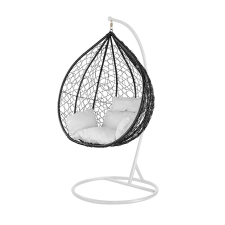 Leziter Havanna függőfotel fekete-fehér kerti bútor