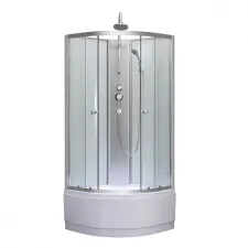 Leziter Karolino 80x80 cm White mélytálcás zuhanykabin kád, zuhanykabin