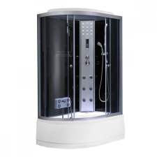 Leziter Lia 80x120 cm hidromasszázs zuhanykabin jobbos kád, zuhanykabin