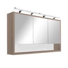 Leziter Luna 120 felső tükrös szekrény, Rauna szil fürdőszoba bútor