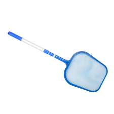 Leziter Medence tisztító háló teleszkópos nyéllel 120 cm medence kiegészítő