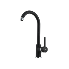 Leziter Noril mosogató csaptelep fekete csaptelep