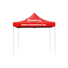 Leziter Összecsukható kerti pavilon 2,9x2,9x3 m piros kerti bútor