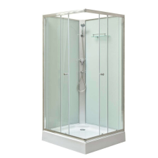 Leziter Polo White II Zuhanykabin - 80x80 cm kád, zuhanykabin
