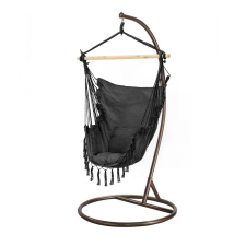 Leziter Puerto függőszék állvánnyal fekete-barna kerti bútor