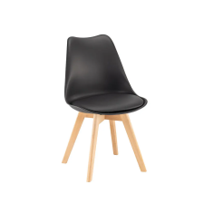 Leziter Silla étkezőszék fekete színben bútor