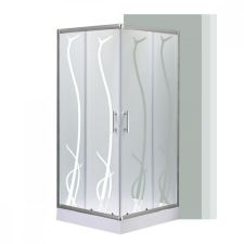 Leziter Spirit BAMBOO 90x90 szögletes zuhanykabin, erősített akril zuhanytálcával kád, zuhanykabin