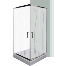 Leziter Spirit BAMBOO szögletes zuhanykabin, erősített akril zuhanytálcával kád, zuhanykabin
