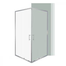 Leziter Spirit Clear 80x80 cm szögletes zuhanykabin, zuhanytálca nélkül kád, zuhanykabin