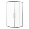 Leziter Spirit Clear 80x80x180 cm-es íves zuhanykabin, zuhanytálca nélkül