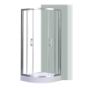 Leziter Spirit Clear 90x90 cm íves zuhanykabin zuhanytálcával