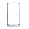 Leziter Spirit Clear 90x90 cm íves zuhanykabin zuhanytálcával