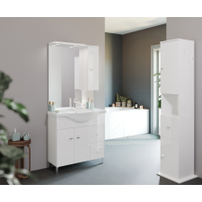 Leziter Toscano 80 Tükör oldalszekrénnyel LED világítással fürdőszoba bútor