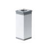 Leziter Uni bútorláb 100 mm ezüst