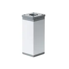 Leziter Uni bútorláb 100 mm ezüst bútor