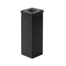 Leziter Uni bútorláb 150 mm fekete bútor