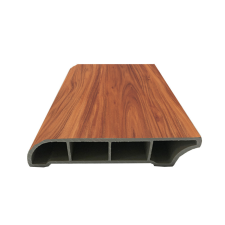 Leziter Vinyl SPC padlószegély Seregenti dió 2400x60x12 mm élvédő, sín, szegélyelem