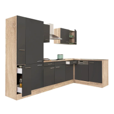 Leziter Yorki 310 sarok konyhabútor polcos kivitelben bútor