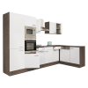 Leziter Yorki 340 sarok konyhabútor sütős és mikrohullámű sütős kivitelben