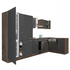 Leziter Yorki 370 sarok konyhabútor alulfagyasztós hűtős kivitelben bútor