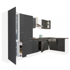 Leziter Yorki 370 sarok konyhabútor alulfagyasztós hűtős kivitelben bútor