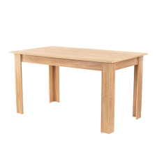 Leziter Yorki Standard étkezőasztal 140x80 cm sonoma tölgy bútor