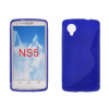 LG Google Nexus 5 D820, Szilikon tok, S-Case, kék