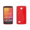 LG Joy H220, Szilikon tok, S-Case, piros