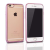 LG K10 szilikon tok, átlátszó / rózsaszín, színes keretes