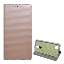 LG K8 2017 Flip Tok - Rózsaszín Arany - Bőrhatású tok és táska