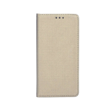 LG LG K10/K430 Smart Magnet Könyvtok - Arany tok és táska